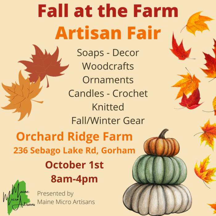 Fall at the Farm Artisan Fair – Maine Craft Weekend